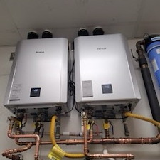 Dual-Rinnai-Tankless-Water-Heater-Installation 0